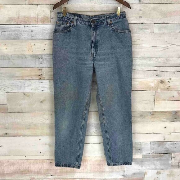 Vintage Levi's 550 Red Tab Tapered Leg Jeans Small - Picture 1 of 7
